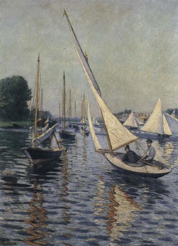 Gustave Caillebotte Sailboat